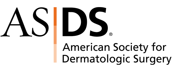 Logo of the American Society for Dermatologic Surgery with 'ASDS' text.