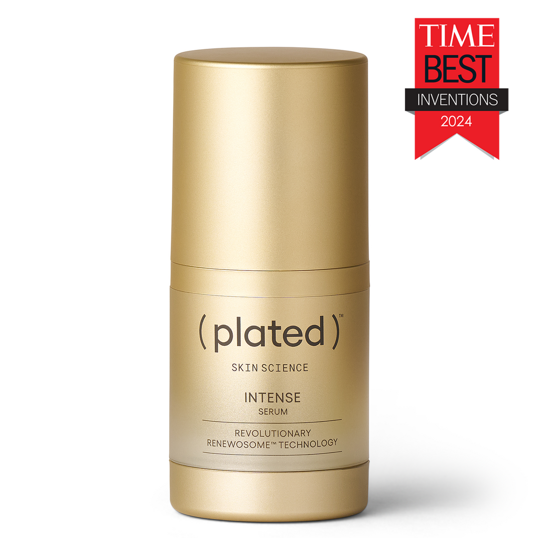 INTENSE Serum 15 mL full-size bottle with 'Time' magazine's 'Best Inventions 2024' badge on a white background.