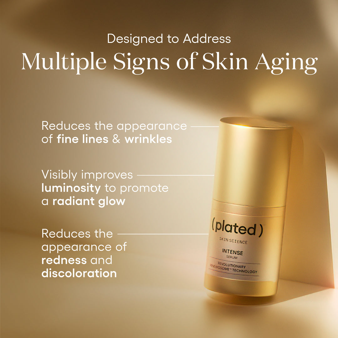 Buy INTENSE Serum Refill Today | Exosome Skin Care Products – ( plated ...